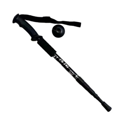 4-dielna treková palica, ultraľahká teleskopická hliníková zliatina, barla, vonkajšie multifunkčné turistické palice, lezenie