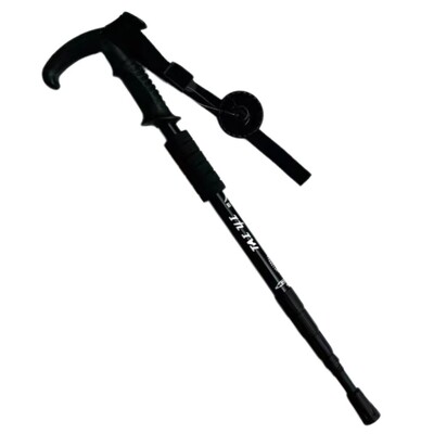 4-dielna treková palica, ultraľahká teleskopická hliníková zliatina, barla, vonkajšie multifunkčné turistické palice, lezenie