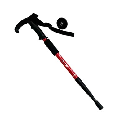 4-dielna treková palica, ultraľahká teleskopická hliníková zliatina, barla, vonkajšie multifunkčné turistické palice, lezenie