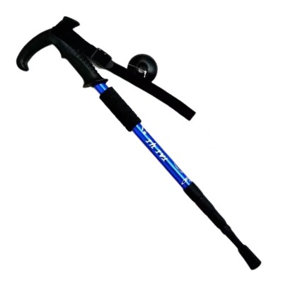 4-dielna treková palica, ultraľahká teleskopická hliníková zliatina, barla, vonkajšie multifunkčné turistické palice, lezenie