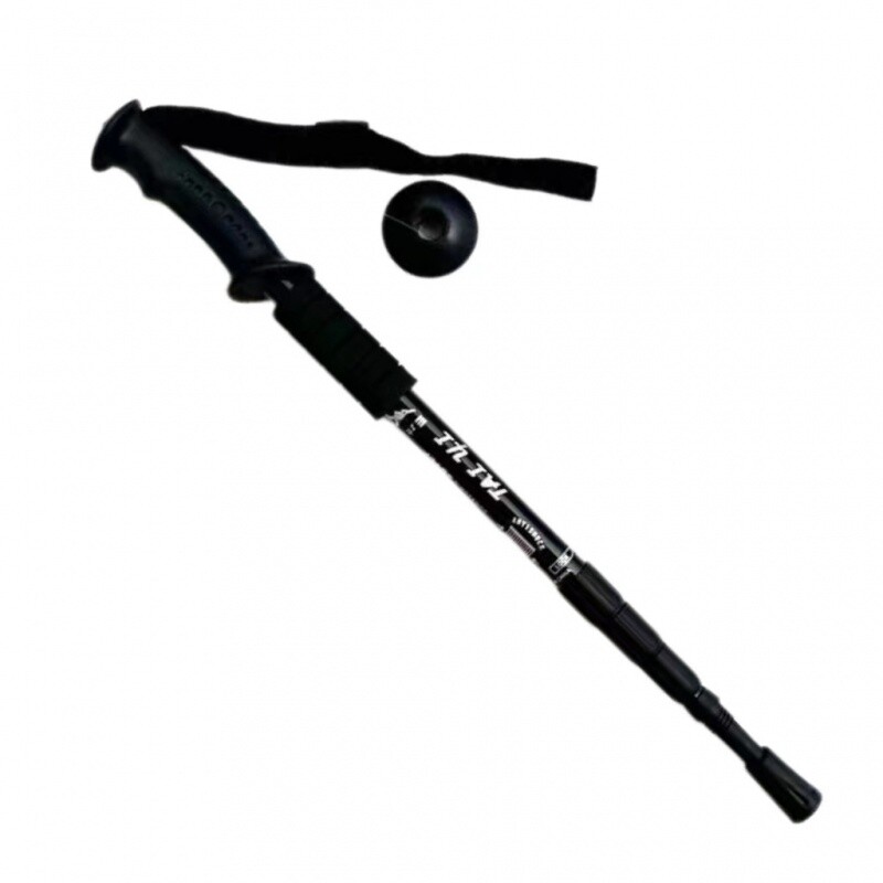 4-dielna treková palica, ultraľahká teleskopická hliníková zliatina, barla, vonkajšie multifunkčné turistické palice, lezenie