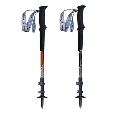 PIONEER kõnnikepp 55-125 cm Alpenstocks, 3 osa süsinikkiust kerge mägironimise karguga matkamine välitingimustes