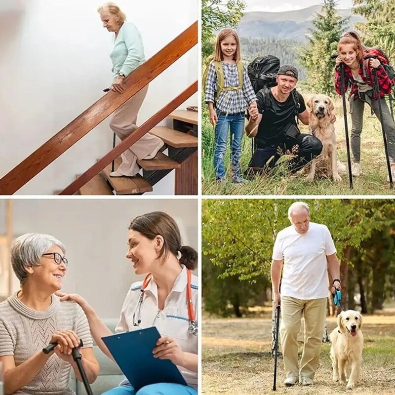 Turistika Kempovanie Horolezectvo Palice Vychádzková palica Teleskopický obušok Trekingové palice Skladacia palica Barle Palica Unisex