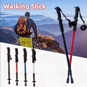 Pārgājienu nūjas triecienu absorbējošas salokāmas īpaši vieglas pārgājienu nūjas, kas piemērotas āra kempingam alpīnisma mugursomām un ceļojumiem