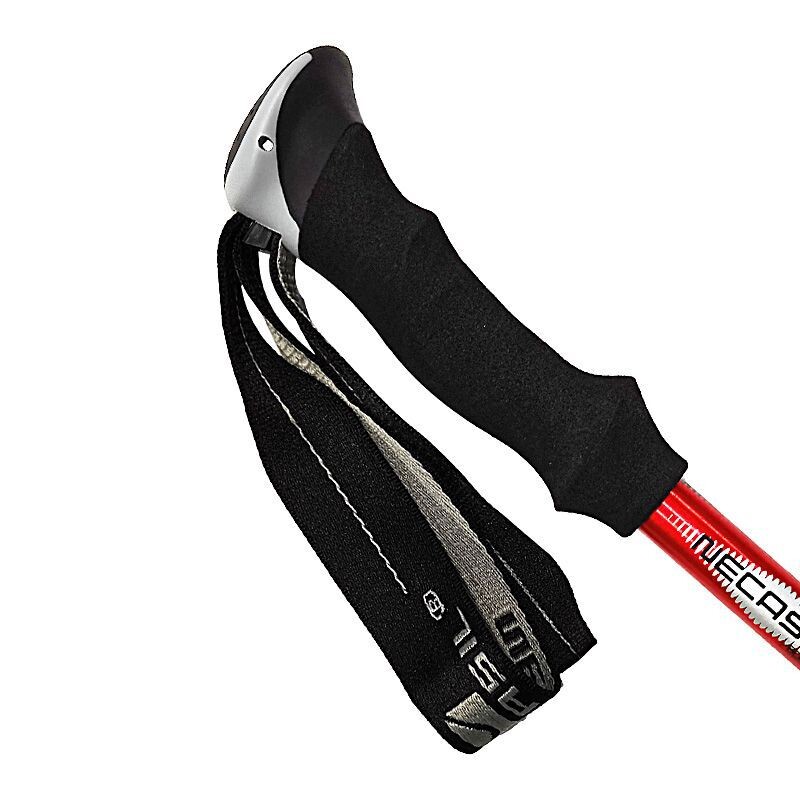 2 vnt/sl. Anti-Shock ėjimo lazdos Alpenstock Trekking Žygio ėjimo lazdos rinkinys Teleskopinės šiaurietiško ėjimo lazdų šaudymo ramentai