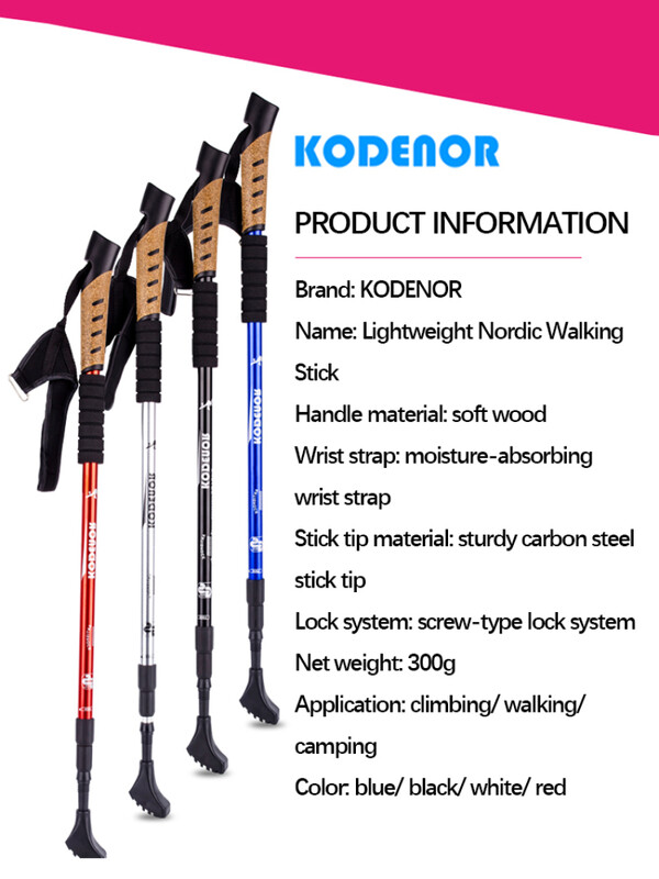 Patvari lauko lazda, skirta alpinizmui ir stovyklavimui