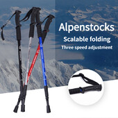 Bastoane de trekking ultraușoare Aliaj de aluminiu Ajustabile fără alunecare Bastoane de mers nordic Baston de drumeție pentru adulți Bastoane telescopice