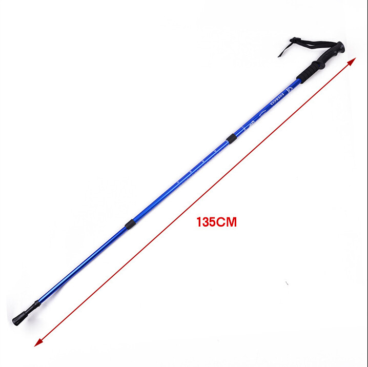 Bastoane de trekking ultraușoare Aliaj de aluminiu Ajustabile fără alunecare Bastoane de mers nordic Baston de drumeție pentru adulți Bastoane telescopice