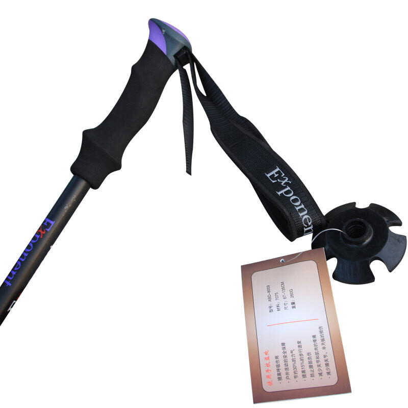 NUONEKO-āra saliekamais spieķis, īpaši vieglie aksesuāri, kalnu pārgājienu pārgājienu kempinga aprīkojums, pagarināms spieķis CA19