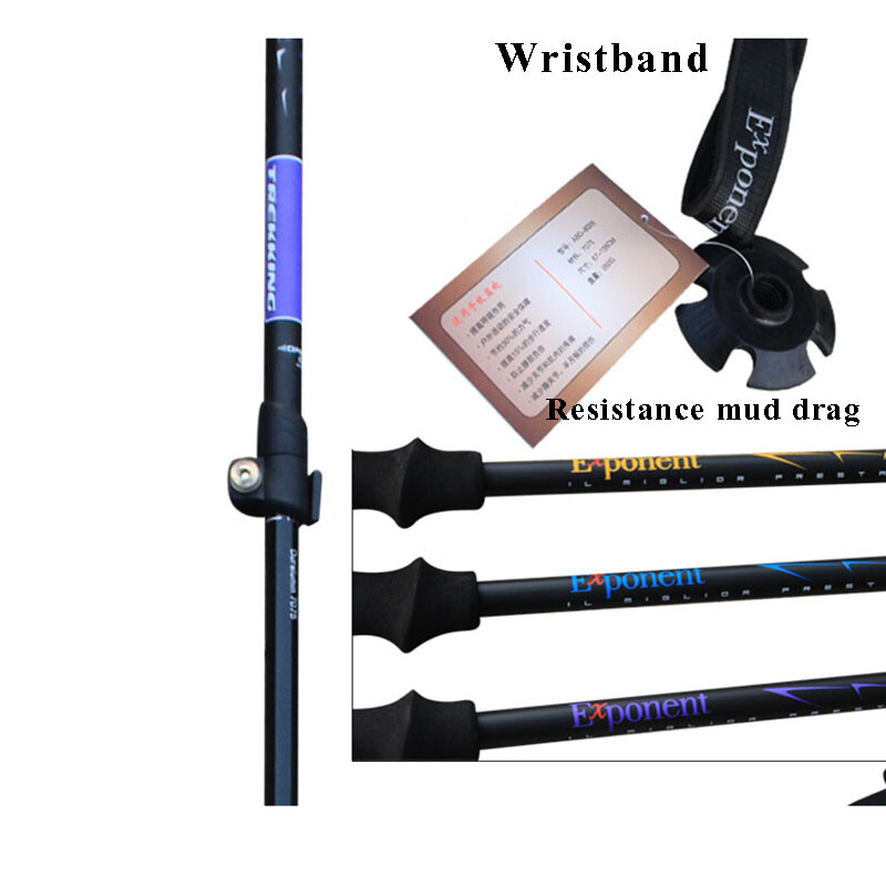 NUONEKO-āra saliekamais spieķis, īpaši vieglie aksesuāri, kalnu pārgājienu pārgājienu kempinga aprīkojums, pagarināms spieķis CA19