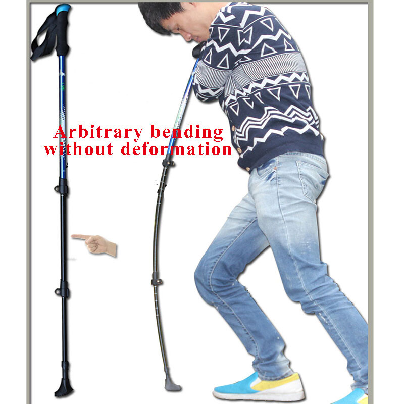 NUONEKO-āra saliekamais spieķis, īpaši vieglie aksesuāri, kalnu pārgājienu pārgājienu kempinga aprīkojums, pagarināms spieķis CA19