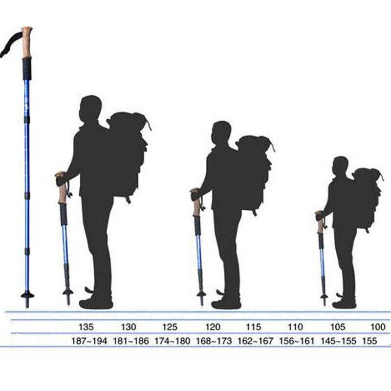 Hordozható teleszkópos kültéri hegymászó ultrakönnyű túrabot sétapálca kültéri sporttartozékok