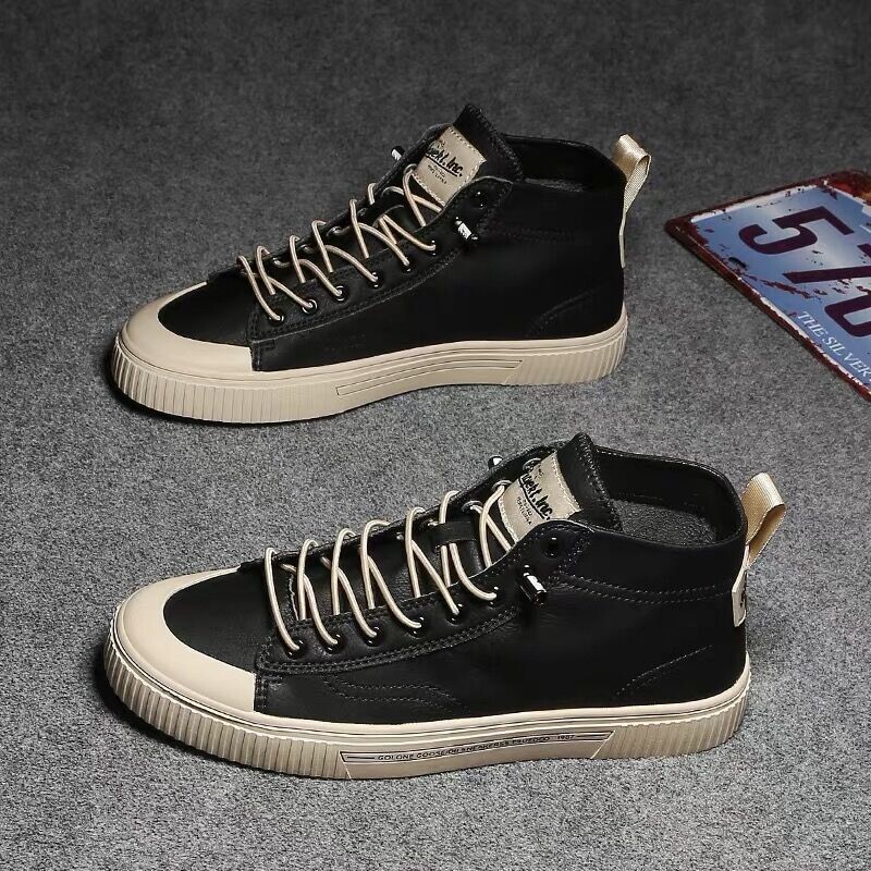 Rudens ir žiemos nauji vyriški batai, medvilniniai batai, madingi aukštakulniai batai, Europos stoties aukštakulniai sportbačiai, vyriški viešieji batai