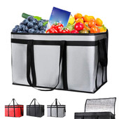 Didelės talpos iškylų maišelis, izoliuotas maisto pristatymo krepšys Picos pristatymo krepšiai maistui pašildyti aušintuvas bakalėjos krepšys vakarėliams