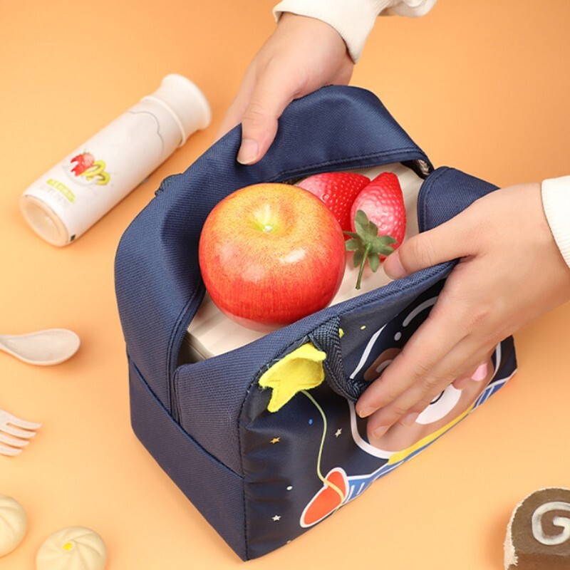 1 ks Nová prenosná chladnička Kawaii, termotaška, dámska, detská, školská, termoizolovaná, obedárová taška, malá chladiaca taška na potraviny