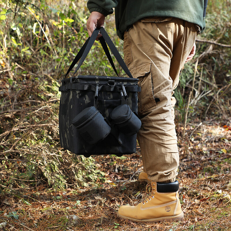 Deerest lauko vandens puodelių laikymo krepšys, taktinis daugiafunkcis krepšys 1000D nešiojamasis vandens puodelio apsauginis krepšys stovyklavimui