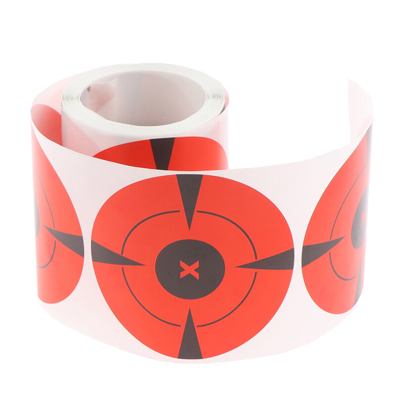 250 vnt / ritinys 3 colių šaudymo į taikinį lipdukai, tinkantys šaudyti iš pneumatinio ginklo