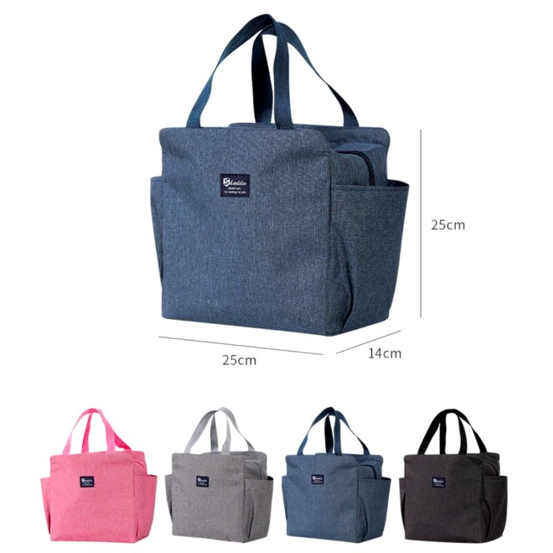 Daugiafunkcis didelės talpos aušintuvo krepšys, atsparus vandeniui Oksfordo nešiojamasis užtrauktuku terminiai pietų krepšiai moterims pietų dėžutės pikniko maisto krepšys