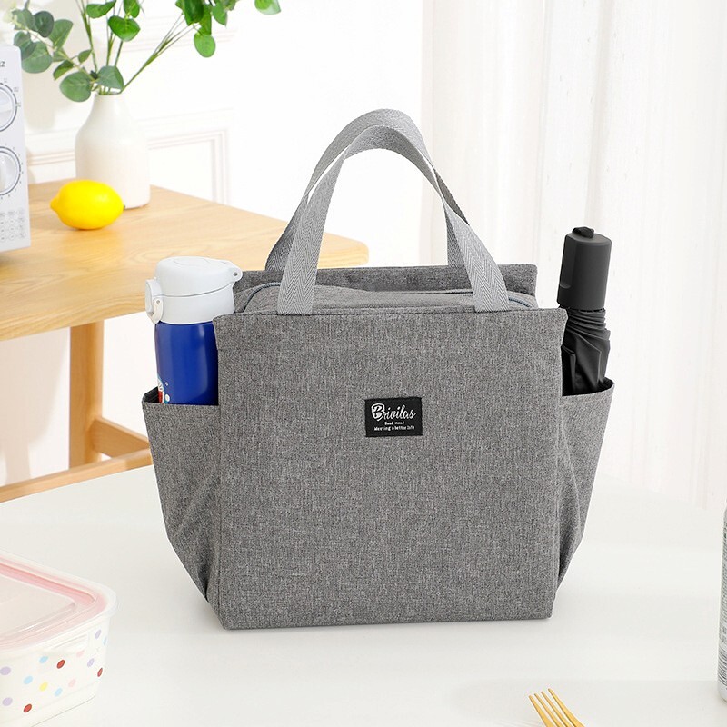 Daugiafunkcis didelės talpos aušintuvo krepšys, atsparus vandeniui Oksfordo nešiojamasis užtrauktuku terminiai pietų krepšiai moterims pietų dėžutės pikniko maisto krepšys