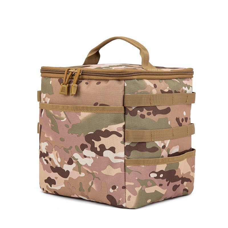 Lauko kempingo laikymo krepšys didelės talpos sumaltų nagų įrankių maišelis Dujų kanistras iškylai virtuvės reikmenų rinkinio krepšys