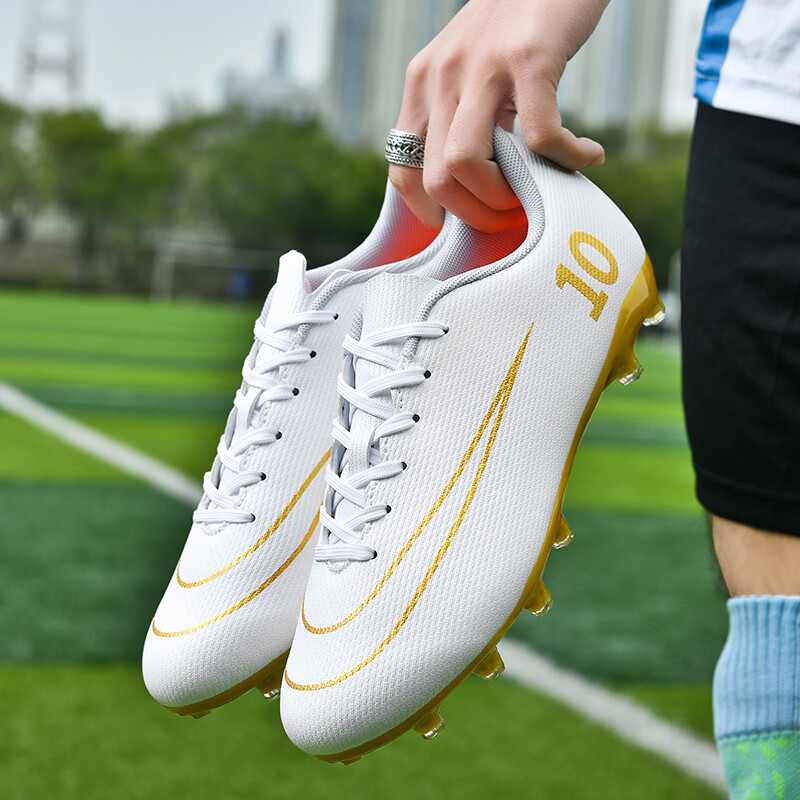 Vīriešu futbola apavi Pretslīdoši TF/FG futbola zābaki elpojoši āra zāle Futbola zābaki ar zemu neslīdošu sporta sporta kurpes