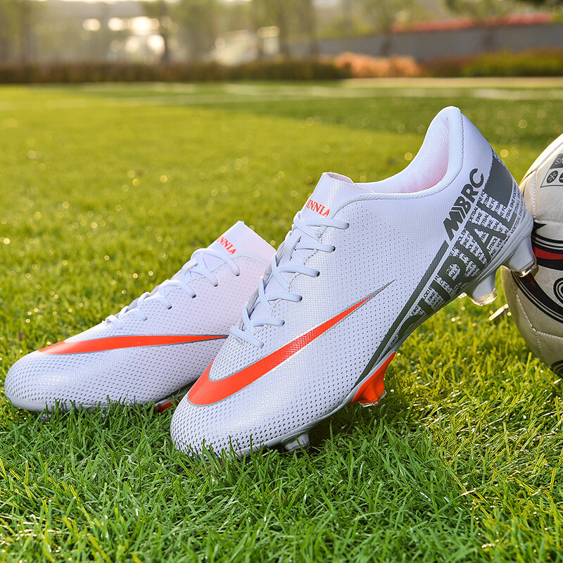 2024 Cizme de fotbal pentru bărbați pantofi de fotbal TF/FG respirabili, iarbă, pantofi de antrenament anti-alunecare, încălțăminte sport în aer liber