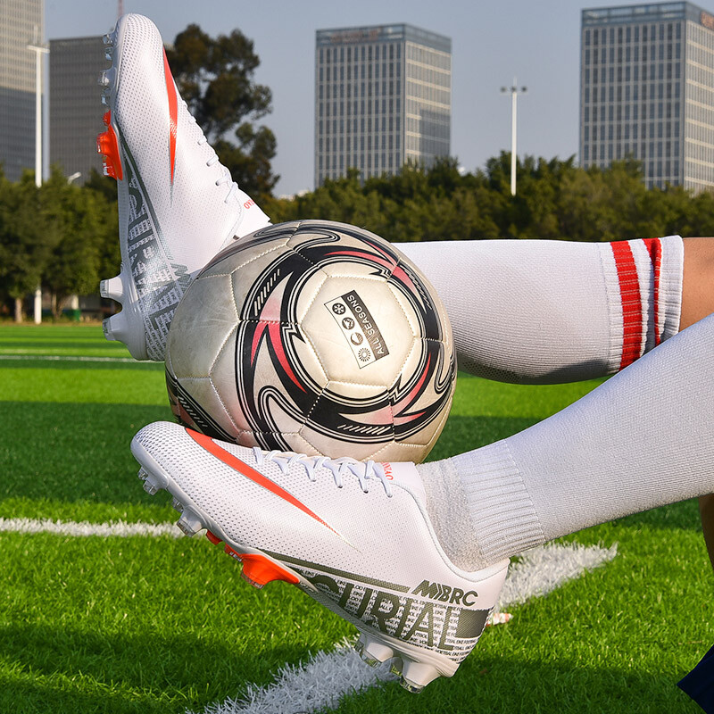 2024 Cizme de fotbal pentru bărbați pantofi de fotbal TF/FG respirabili, iarbă, pantofi de antrenament anti-alunecare, încălțăminte sport în aer liber