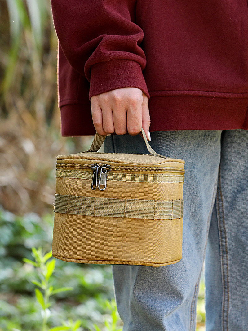 Kosibate Vrećice za boce sa začinima za kampiranje na otvorenom Prijenosna ručna torbica za pohranu staklenki začina za piknik i roštilj (samo torba)