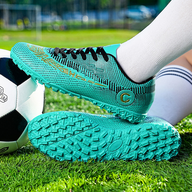 Nové pánske futbalové topánky, profesionálne futbalové topánky TF, pohodlné a ľahké, vonkajšie, športové topánky s dlhými hrotmi, vysoko kvalitné, futsal