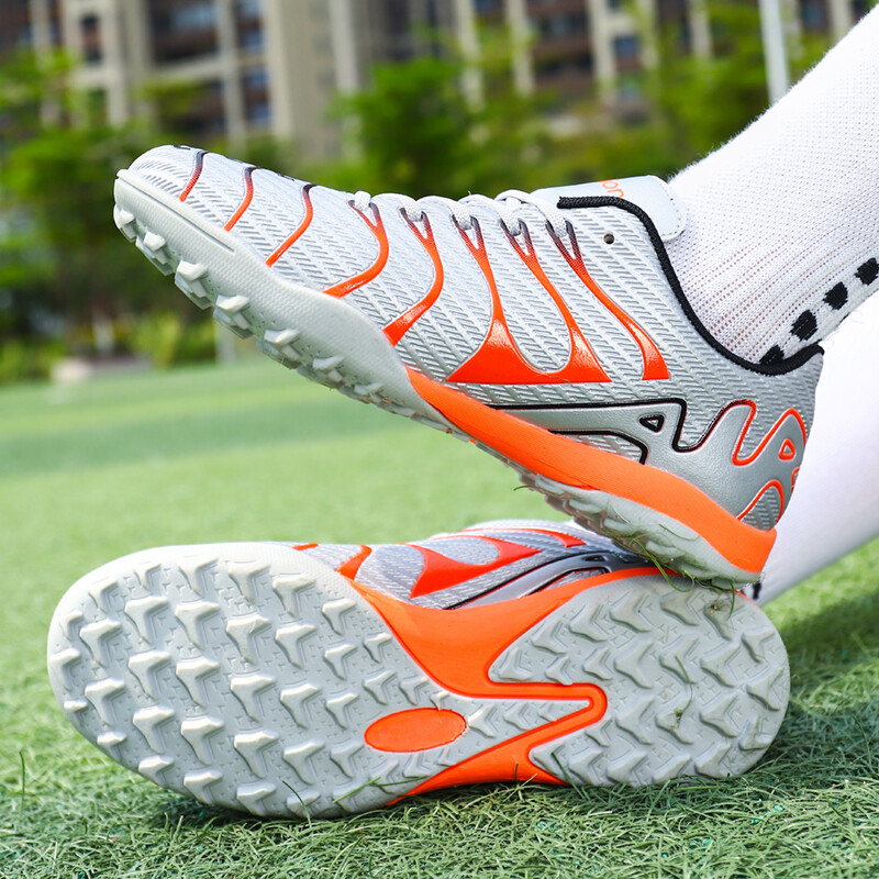 Nové pánske futbalové topánky, tréningové zápasové chlapčenské vonkajšie futbalové topánky s dlhými hrotmi, športové protišmykové kopačky, pohodlné vnútorné futsalové topánky