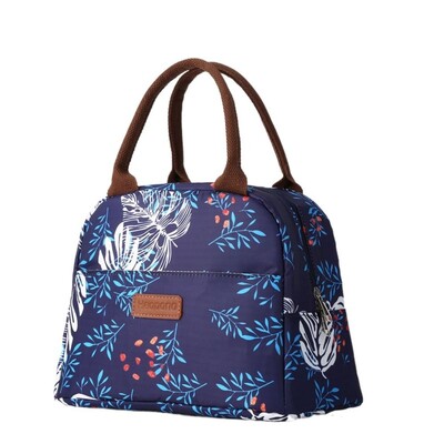 Lauko saugykla Gėlių spalvos iškylų krepšiai Rankinė Termiškai izoliuotas raštas Izoliuotas pietų krepšys Nešiojamas aušintuvas stovyklavimo piknikas