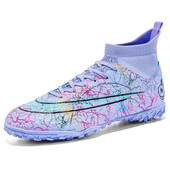 Vyriški futbolo batai vaikiški futbolo avalynė Profesionalūs futbolo lauko batai neslystantys treniruotės Sportiniai segtukai lauko žolės avalynė Nauja