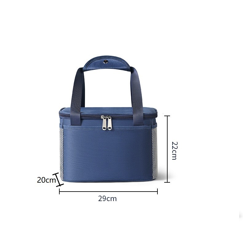 Pikniková taška, izolovaná pánska obedárová taška, veľká nepremokavá termálna chladiaca taška na potraviny, kempingové produkty