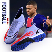 LiXingMing Futbola apavi vīriešiem Augsti pārdod pusaudžu studentiem āra treniņiem Futbola zābaki Bērnu futbola kedas 32-46#