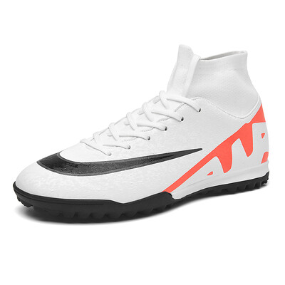 Vīriešu pieaugušie, jauni profesionāli futbola apavi TF/FG augstas augšdaļas pretslīdes sieviešu futbola zābaki, bērnu āra futbola kedas