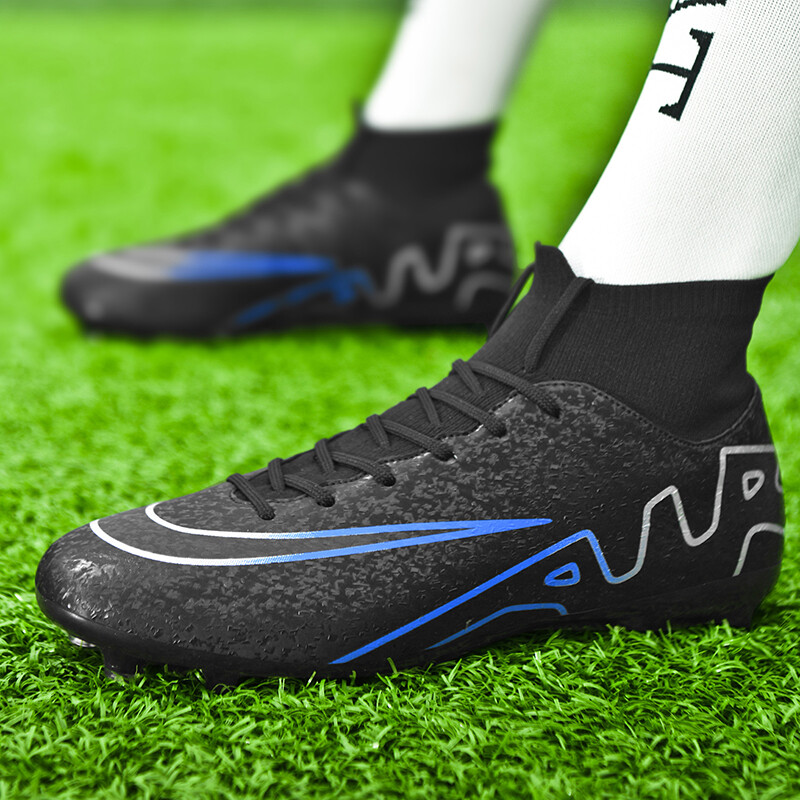Vīriešu pieaugušie, jauni profesionāli futbola apavi TF/FG augstas augšdaļas pretslīdes sieviešu futbola zābaki, bērnu āra futbola kedas