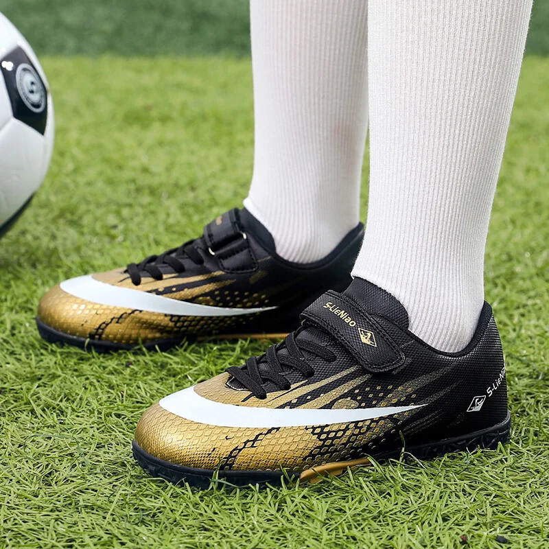 Detské športové futbalové topánky pre chlapcov, vnútorné a vonkajšie, na trávnik, na tréning, na futsalové ihrisko, detské futbalové topánky, ľahké futbalové topánky, tenisky