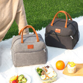 Didelės talpos lauko kempingas Pinic izoliuotas aušintuvas pietų krepšys skalbimo priešpiečių dėžutės rankinė