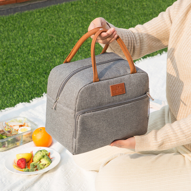 Didelės talpos lauko kempingas Pinic izoliuotas aušintuvas pietų krepšys skalbimo priešpiečių dėžutės rankinė