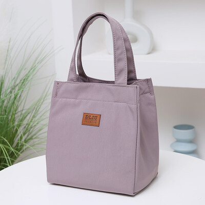 Didelės talpos priešpiečių krepšys su aliuminio folijos izoliacija darbui, paprastas ir praktiškas viršutinės rankenos maišelis, izoliuotas pietų krepšys, piknikas