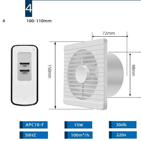 Vannas istabas izplūdes ventilators sienas logs ventilators ventilators virtuve mājsaimniecības tualete izplūdes ventilators vannas istabas izplūdes ventilators jaudīgs kluss