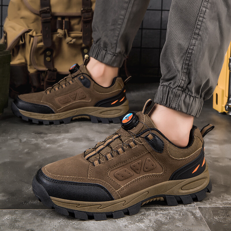 Žygio batai Vyriški kopimo į kalnus batai lauko sportbačiai Aukščiausios kokybės turizmo bėgimo sportbačiai Neslystantys klasika Patogūs
