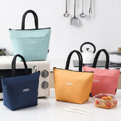 Nešiojamas pietų krepšys, sutirštintos aliuminio folijos studentų priešpiečių maišelis darbo izoliacija priešpiečių maišelis, Oksfordo audinio pietų maišelis