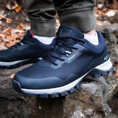 Baasploa Nové pánske protišmykové turistické topánky odolné proti opotrebovaniu Módne nepremokavé outdoorové cestovné topánky Pohodlné pánske topánky