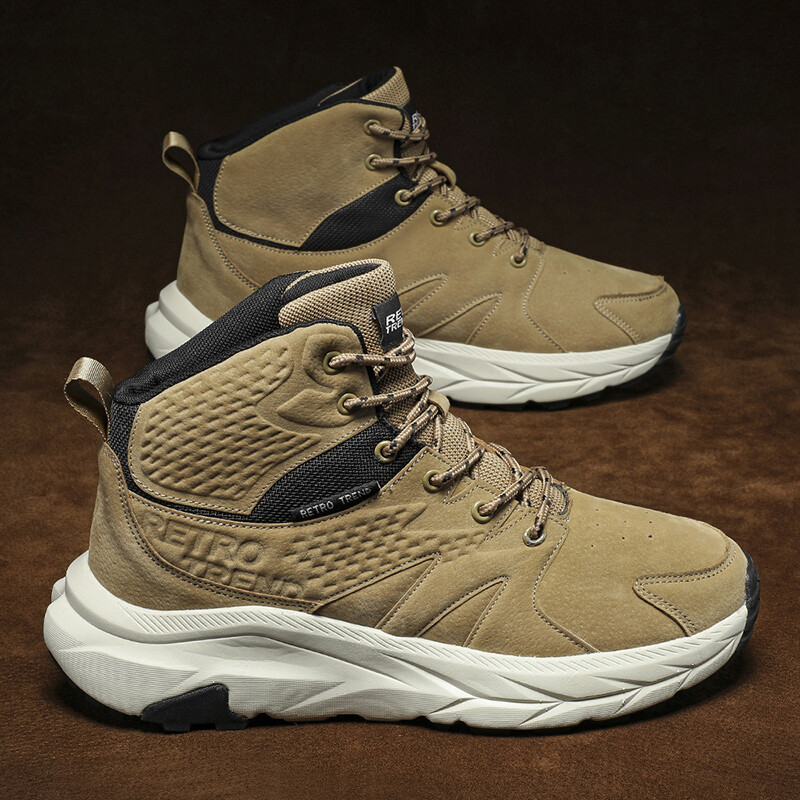 Vyriški žygių batai turistiniai žygiai sportbačiai kalnų batai laipiojimo mada lauke, kulkšnies batai, aukštos kokybės laisvalaikio sportas