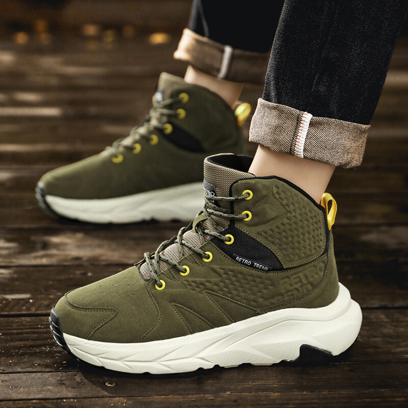 Vyriški žygių batai turistiniai žygiai sportbačiai kalnų batai laipiojimo mada lauke, kulkšnies batai, aukštos kokybės laisvalaikio sportas