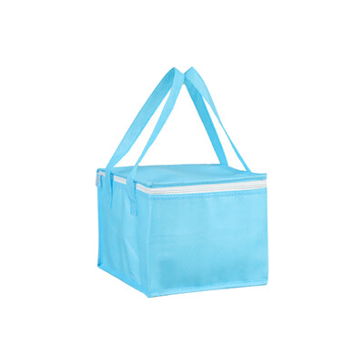 6"8"10" izolēta termiskā dzesētāja soma Vēsa pusdienu ēdieni Dzērienu kastes Dzērienu uzglabāšana Kvadrātveida atdzesēti maisiņi ar rāvējslēdzēju piknika skārda folijas pārtikas maisiņš