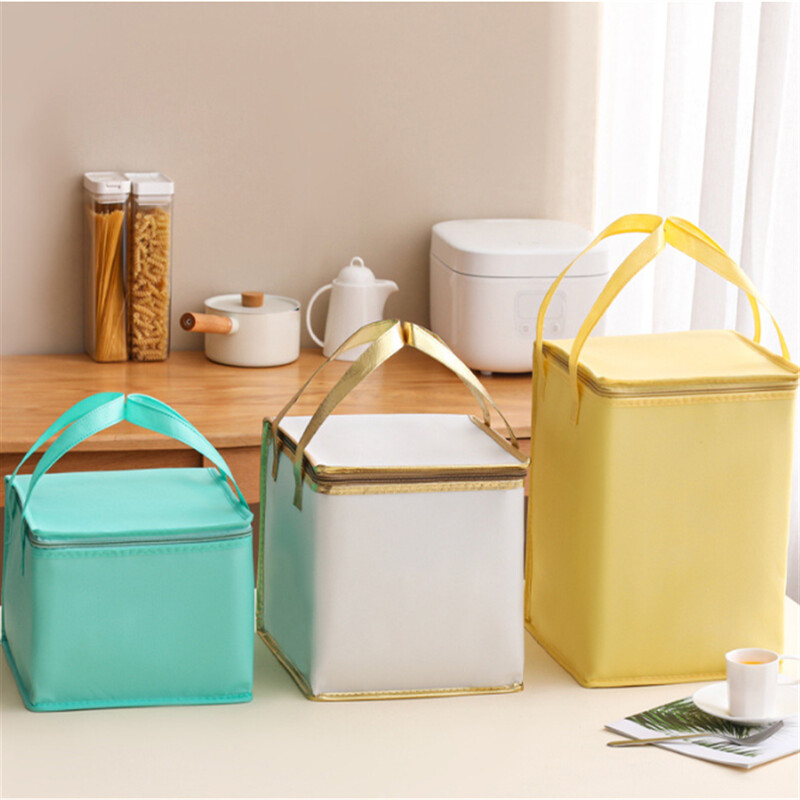 6/8 palcová perleťová bavlnená izolovaná taška na tortu, transportné puzdro, chladiace úložné boxy, obedové tašky, termálna nádoba na piknikové jedlo