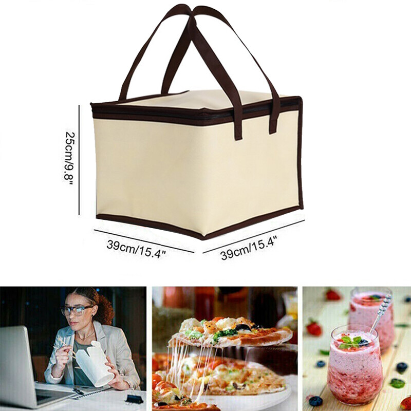 6/8/10/12 palcová taška na pizzu, donášku jedla, izolovaný termo držiak, vonkajší piknikový obedový vak, chladiaci vak do auta