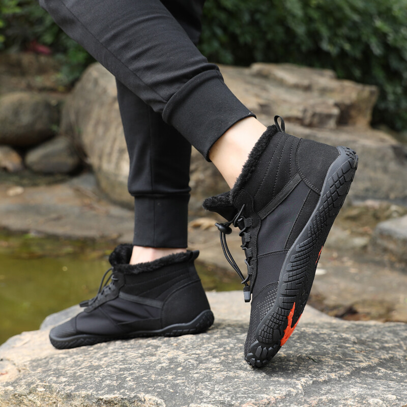 Jauni ziemas zābaki vīriešiem Sieviešu sniega basām kājām ikdienas apavi āra darba apavi Sieviešu siltas kažokādas Vīriešu potītes vīriešu apavi Sniega zābaki